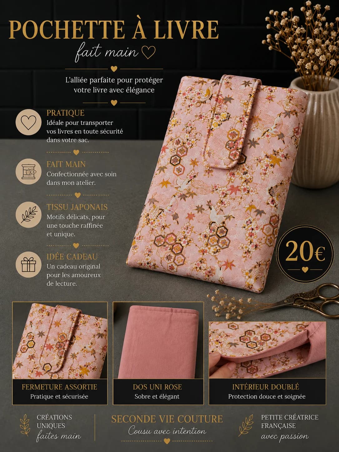Pochette Range livre 